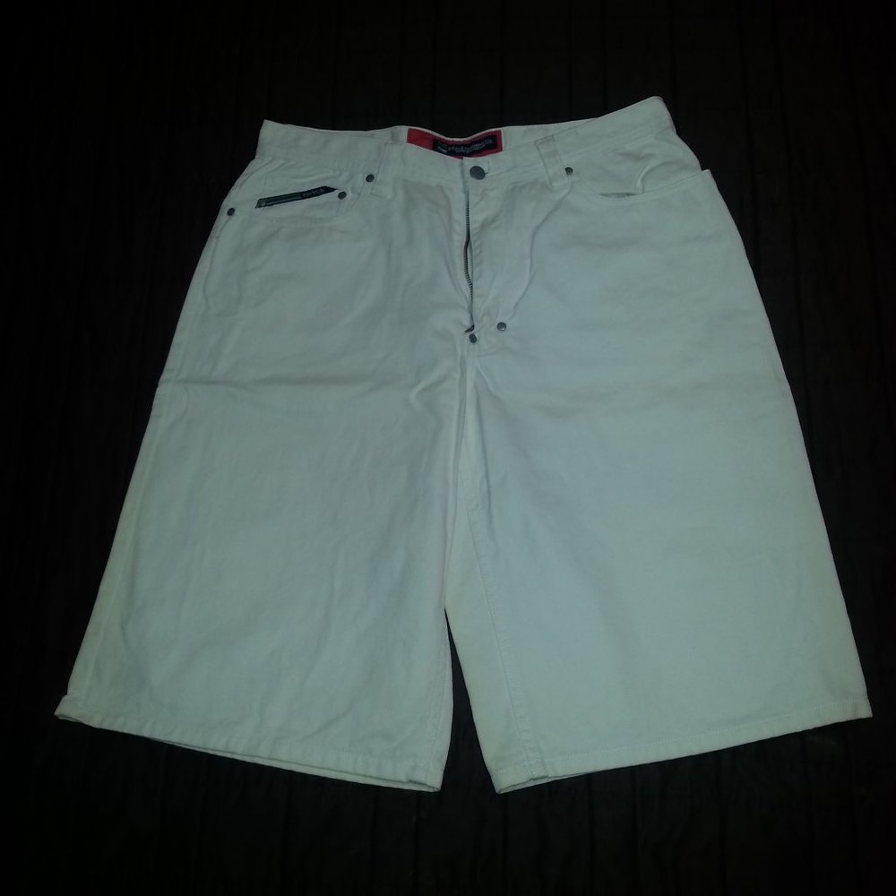 Vintage Y2K  Enyce jean shorts(White)